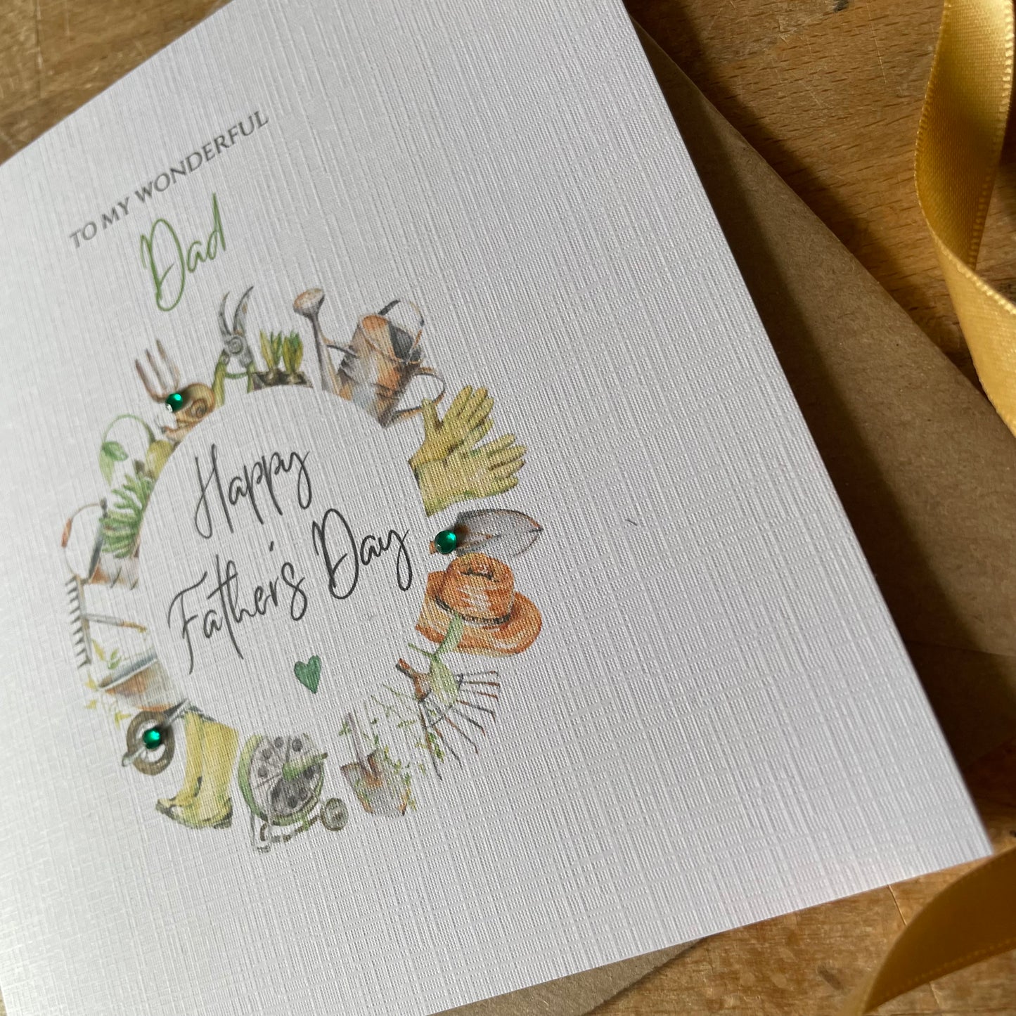Personalised Father's Day Card - Gardening Card - Father's Day Gift Card - any name