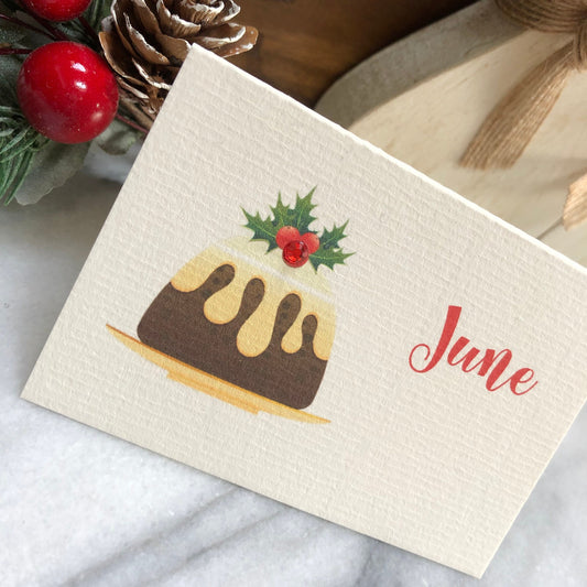 Personalised Christmas Place Cards - Traditional Pudding - photo 2