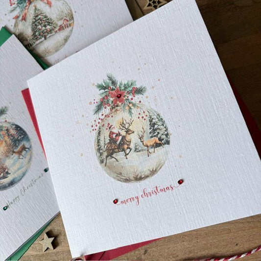 Christmas Bauble Cards with Crystals - Three Designs - photo 2