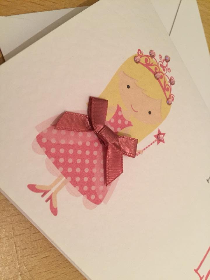 Birthday Money / Gift Voucher Wallet - Pink Princess - Personalised