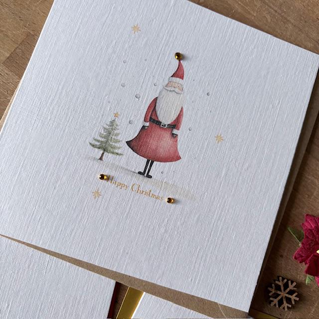 Scandi Santa & Christmas Tree Cards - Three Designs - photo 4