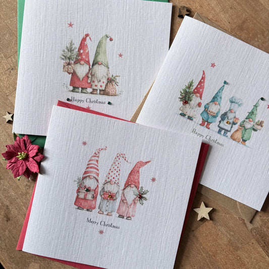 Christmas Gonk & Gnome Cards - Three Designs - photo 1