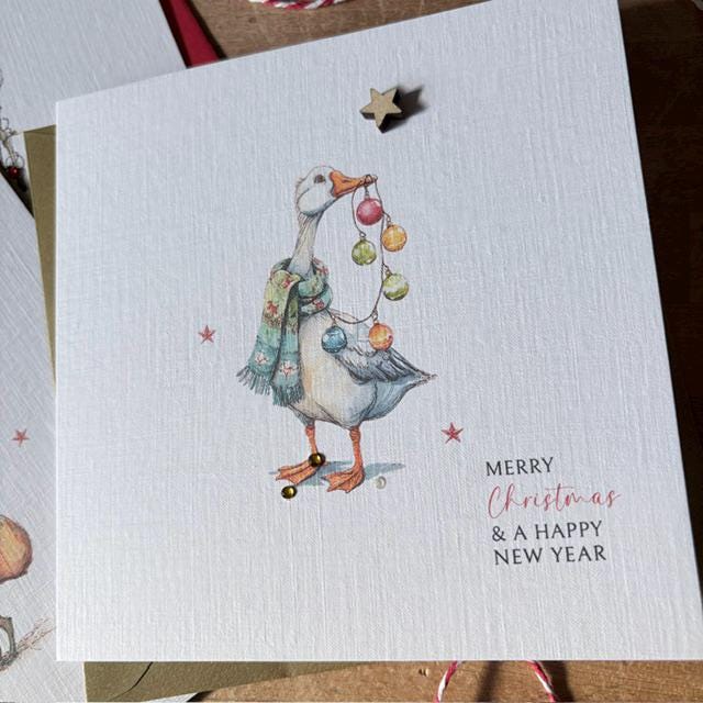 Fox, Goose & Reindeer Christmas Cards - Three Designs - photo 3