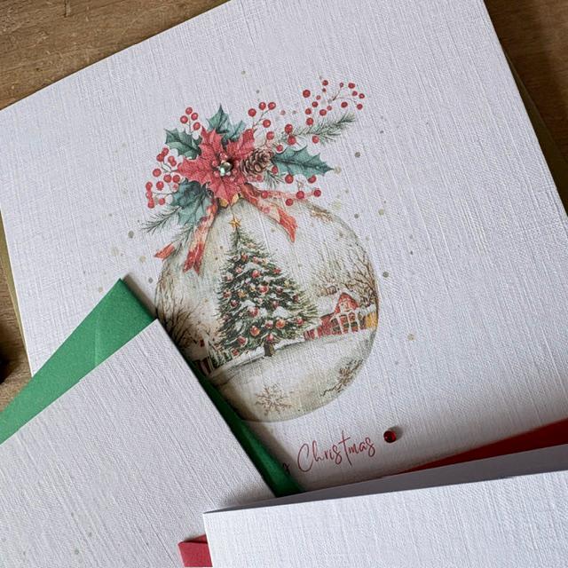 Christmas Bauble Cards with Crystals - Three Designs - photo 4