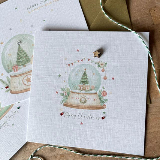 Christmas Snow Globe Cards - Three Designs - photo 2