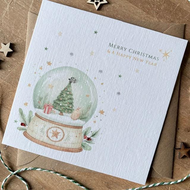 Christmas Snow Globe Cards - Three Designs - photo 5