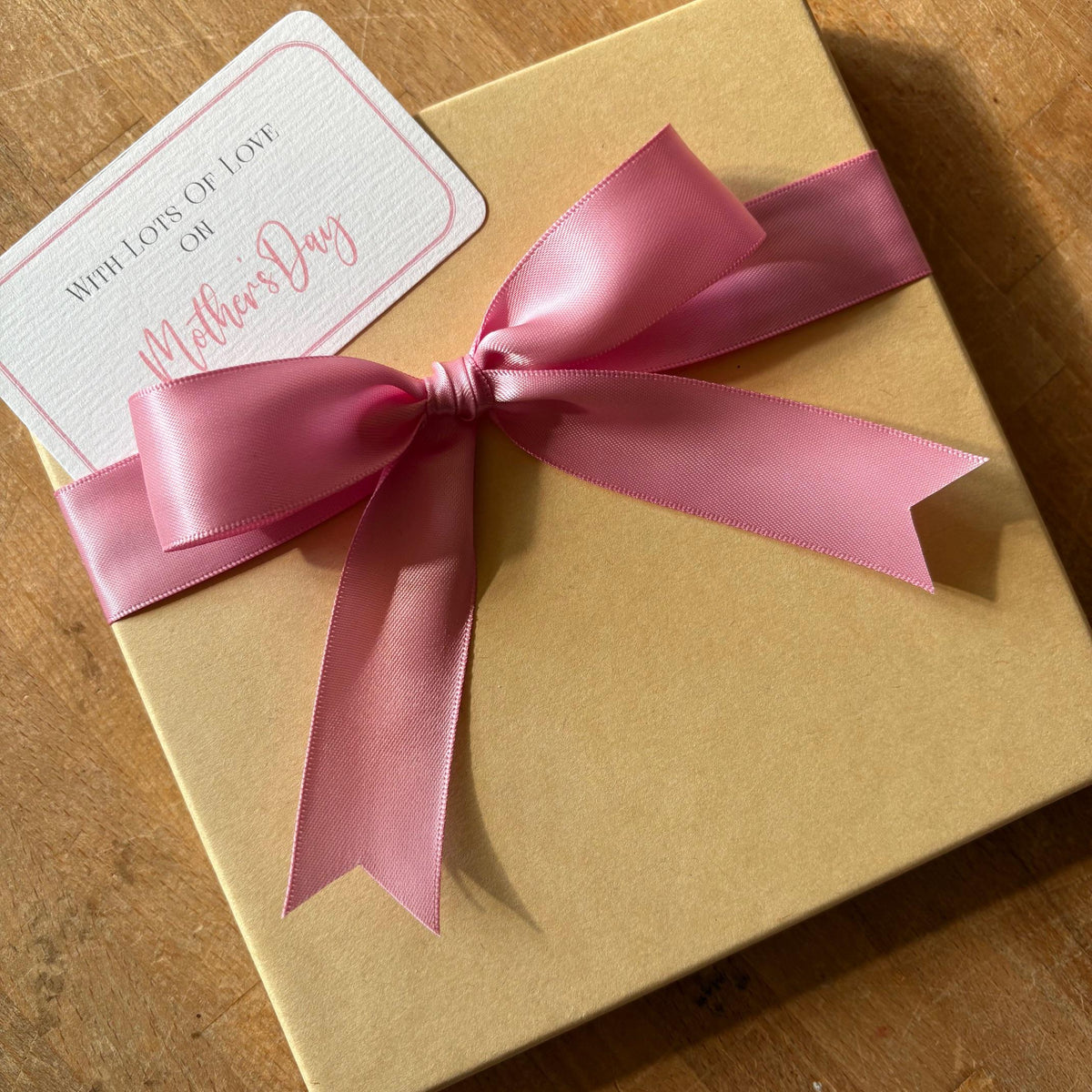 Personalised Mother’s Day Card - Pink Paper Rose Heart - photo 6