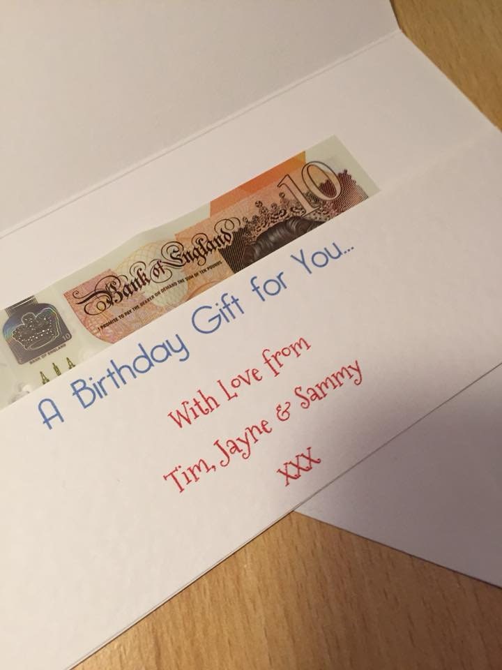 Birthday Money / Gift Voucher Wallet - Robots - Personalised