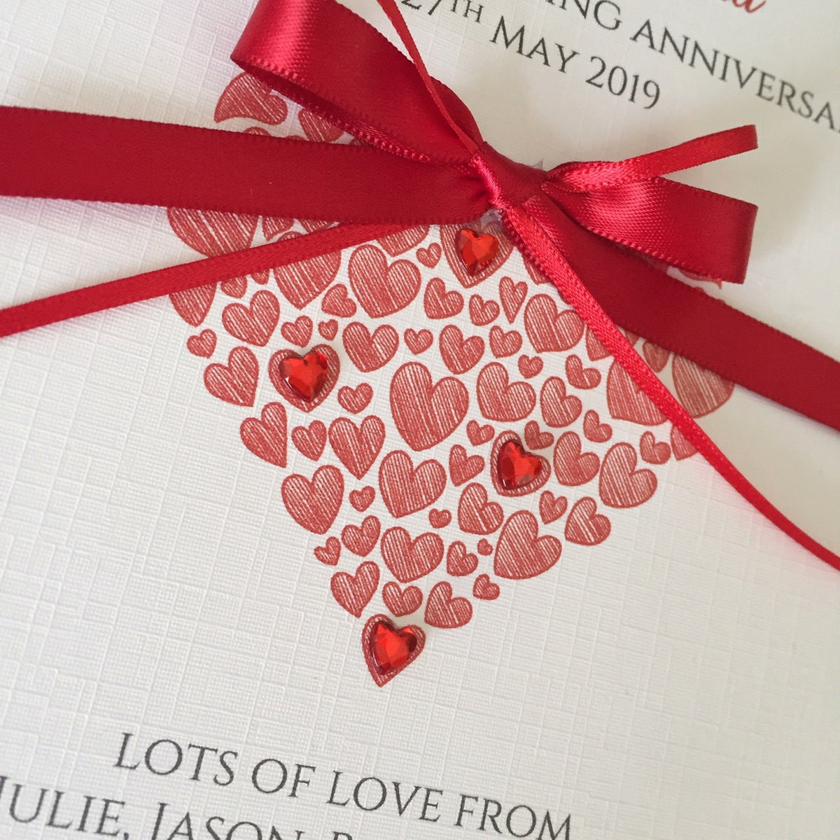 Ruby Flo Ruby Wedding Anniversary Gift Frame - 40th Anniversary Gift - Personal ...